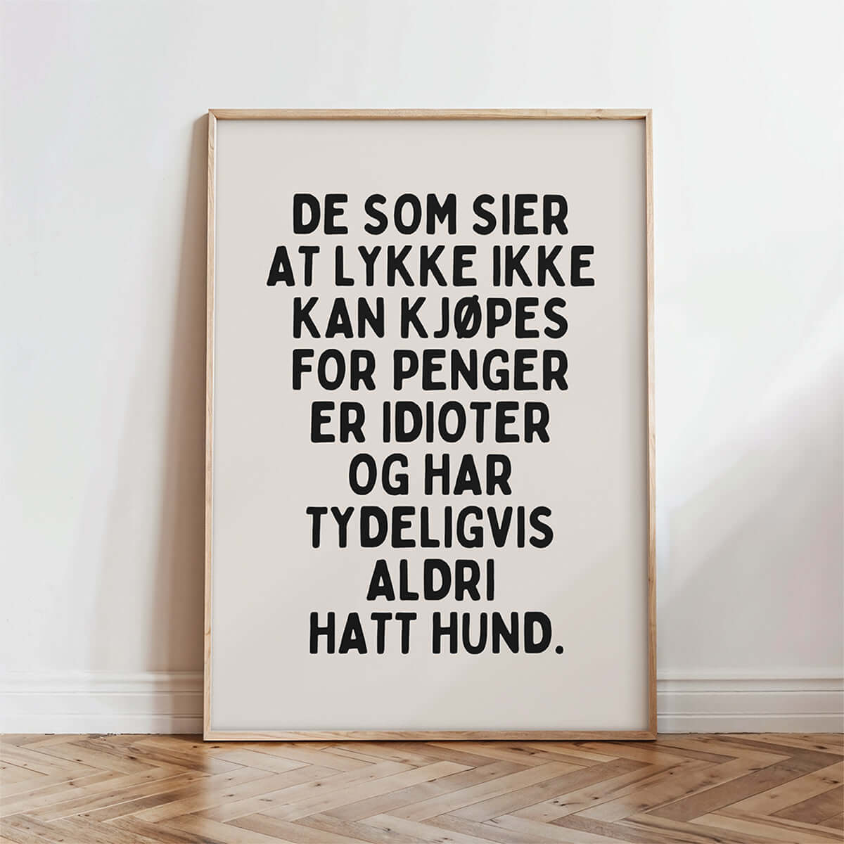 Lykke kan ikke kjøpes for penger