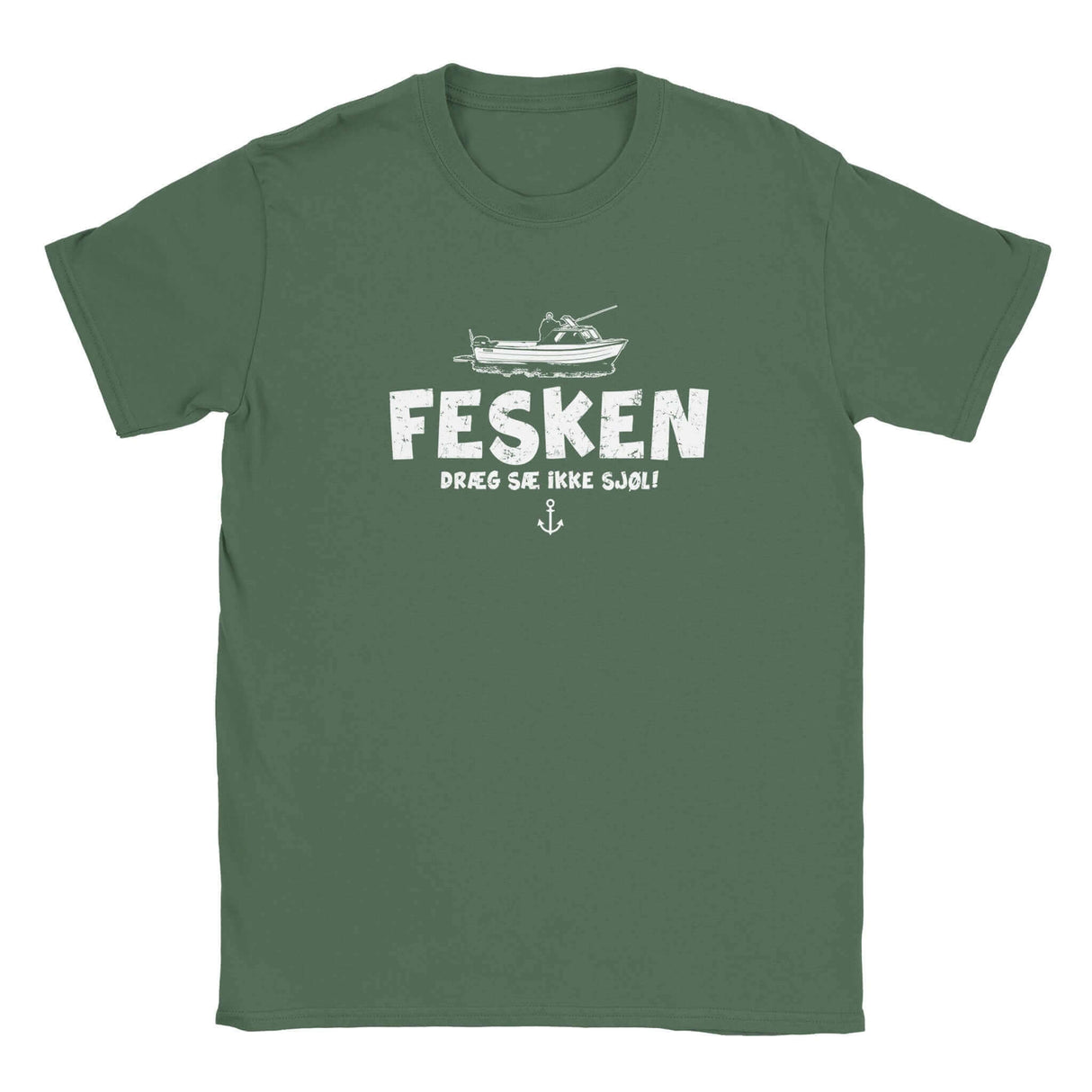 Fesken dræg sæ ikke sjøl