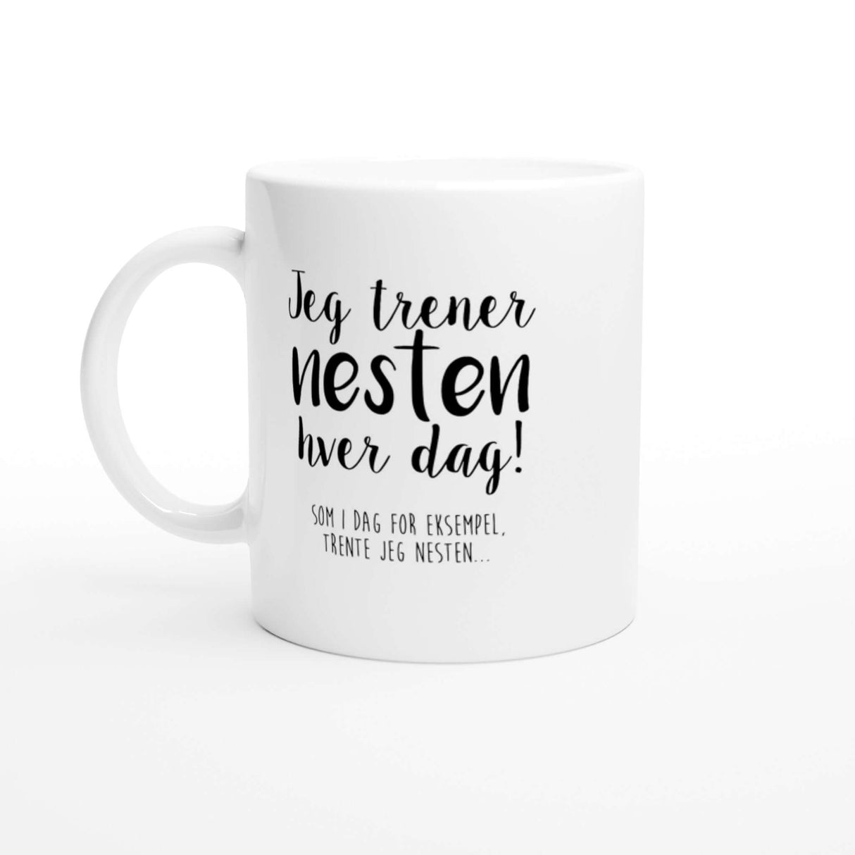 Jeg trener nesten hver dag