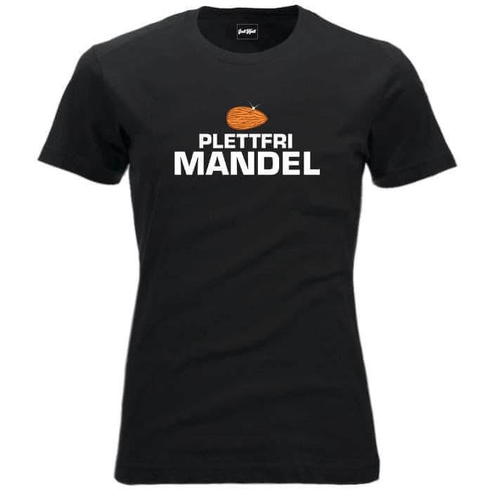Plettfri mandel.