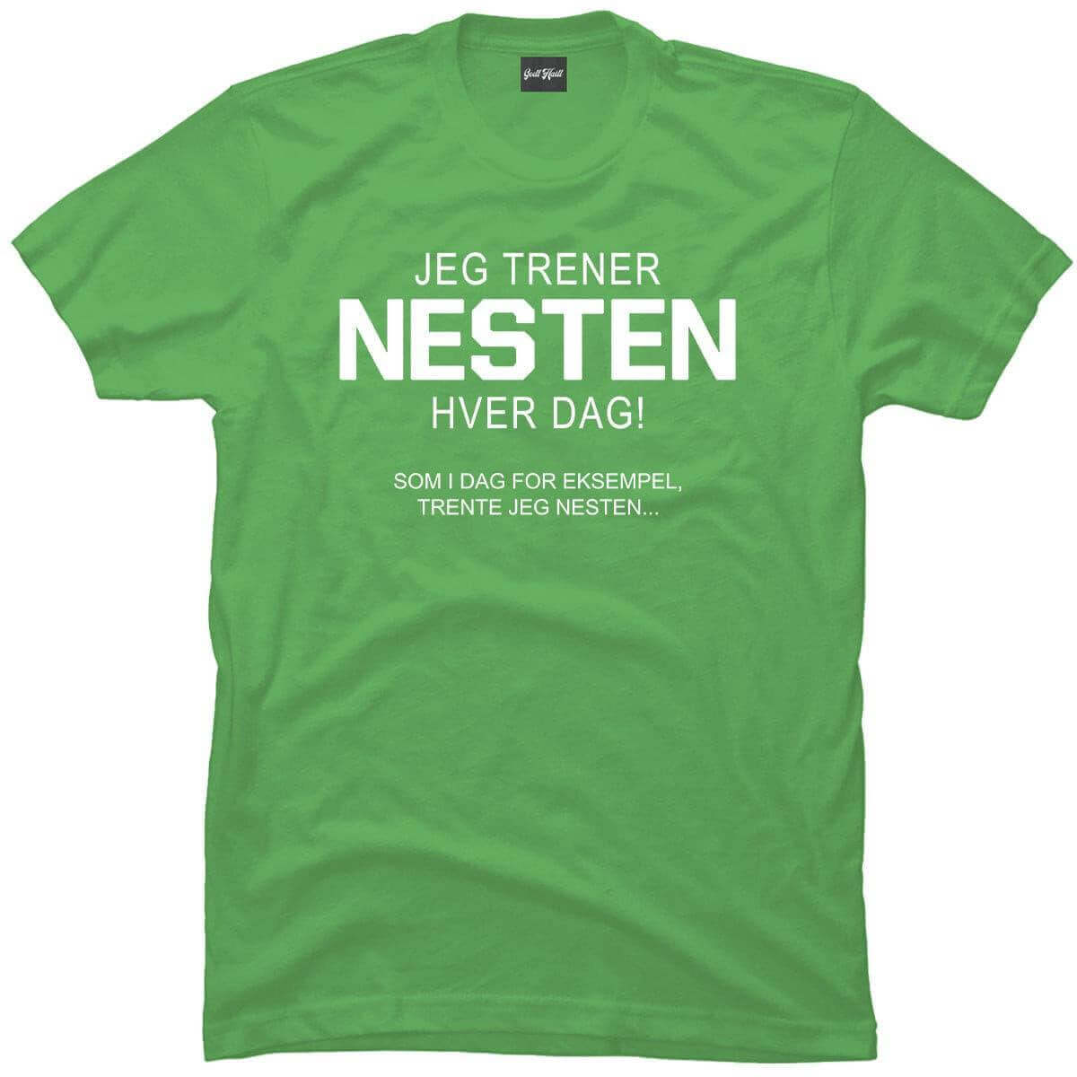 Jeg trener nesten hver dag.