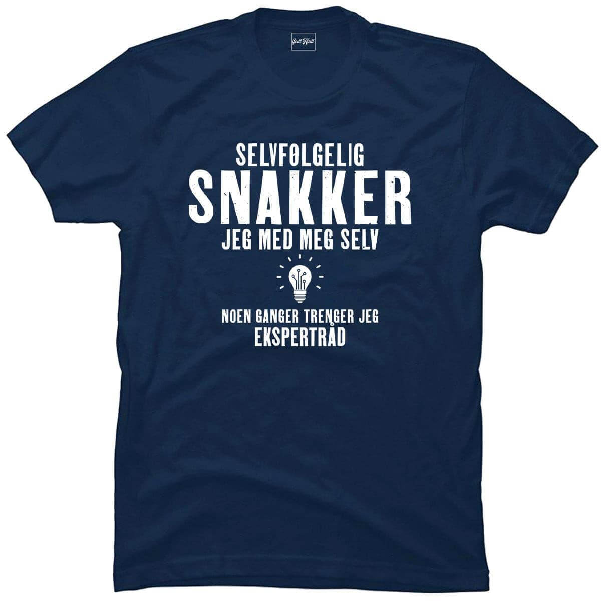 Snakker med meg selv.