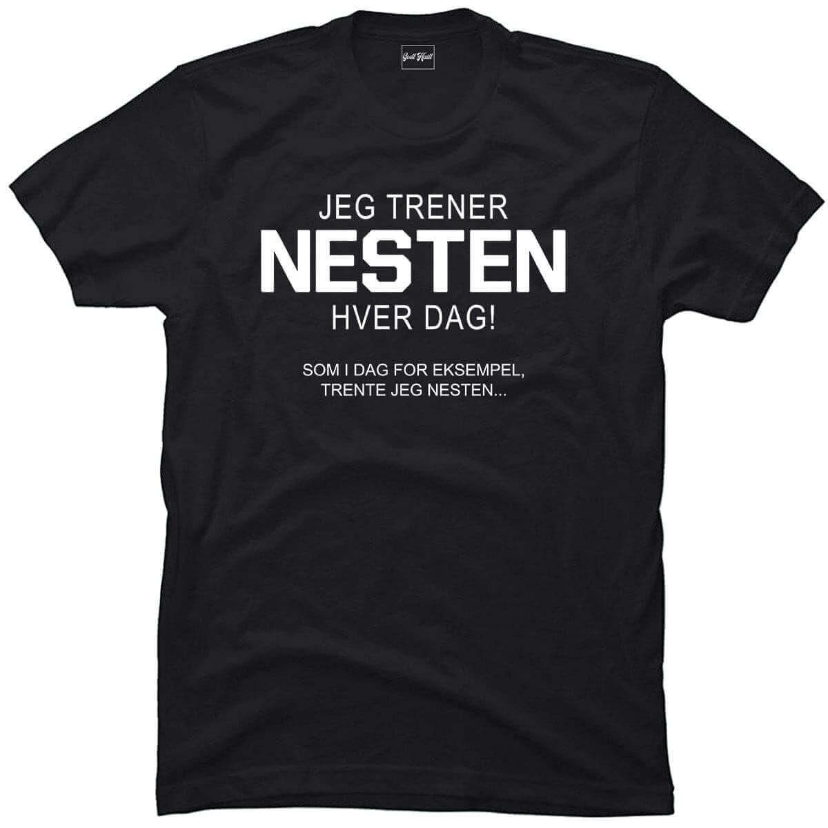 Jeg trener nesten hver dag.