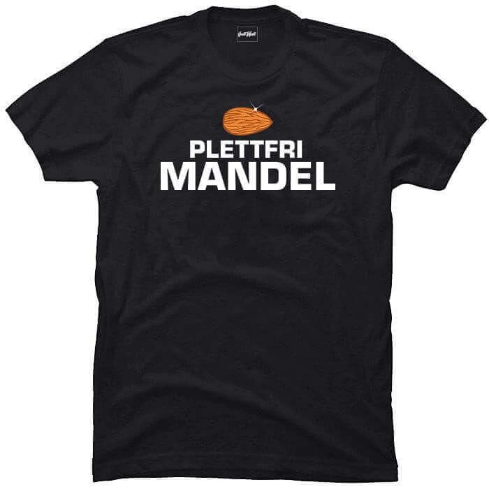 Plettfri mandel.