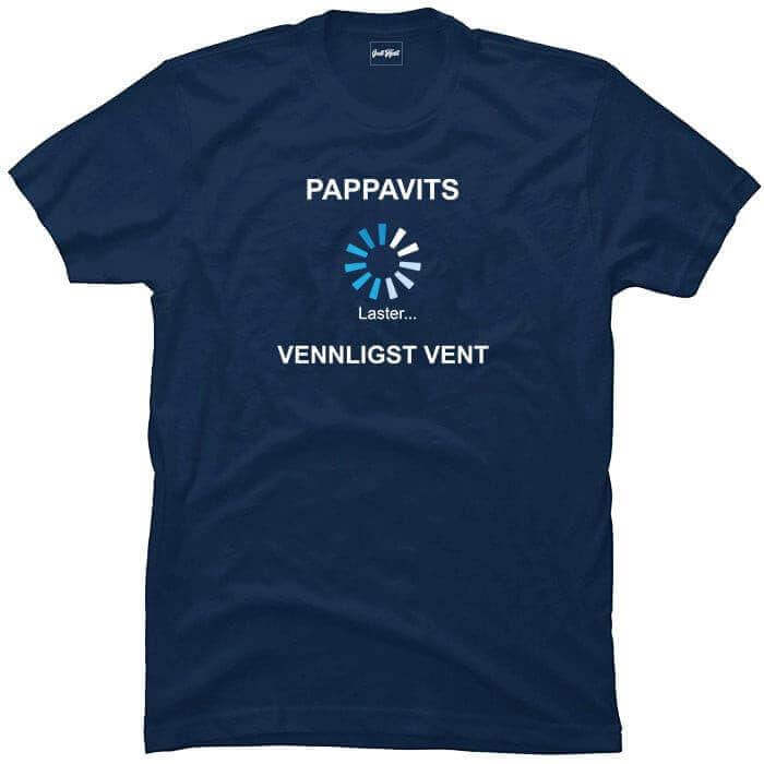 Pappavits laster.