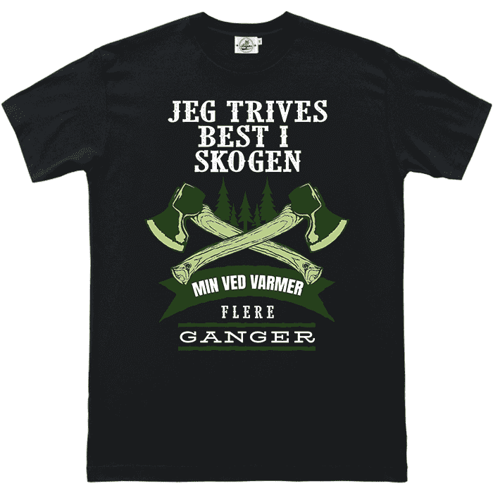 Jeg trives best i skogen.