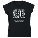 Trener nesten hver dag