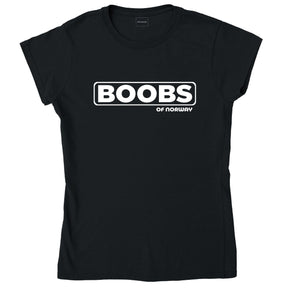 Boobs of Norway – dame T-skjorte – sort – Gildan 64000L