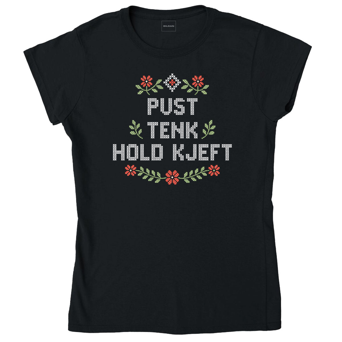 PUST TENK HOLD KJEFT – RØD