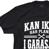 Har planer i garasjen