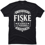 Fiske og hunden min
