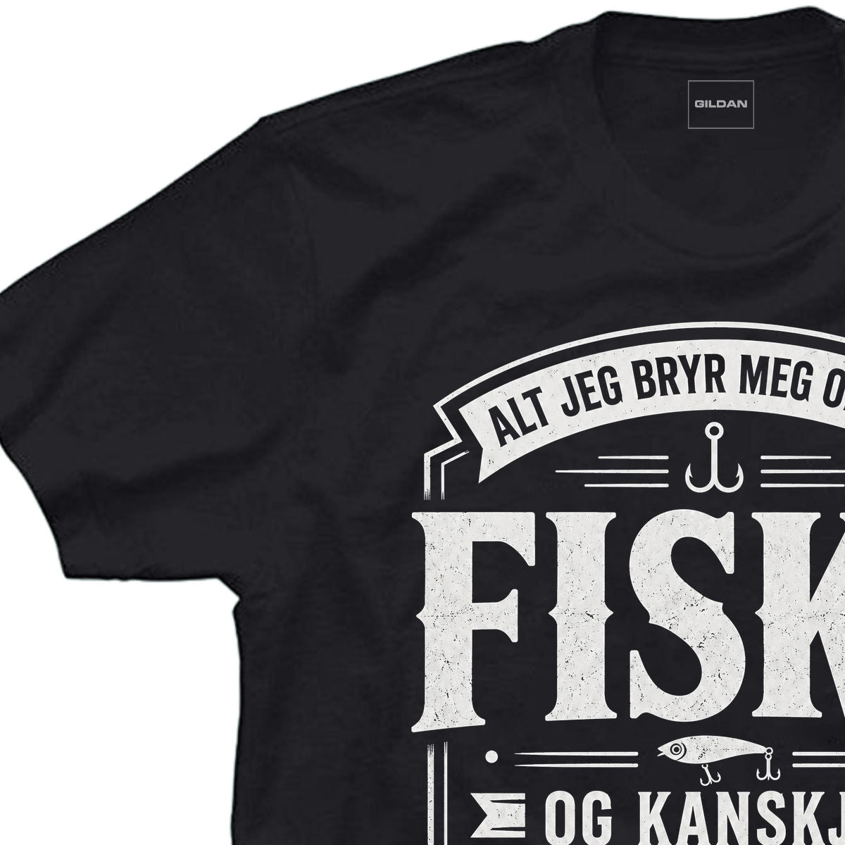 Fiske og hunden min