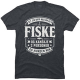 Fiske og hunden min