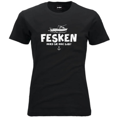 Fesken dræg sæ ikke sjøl.