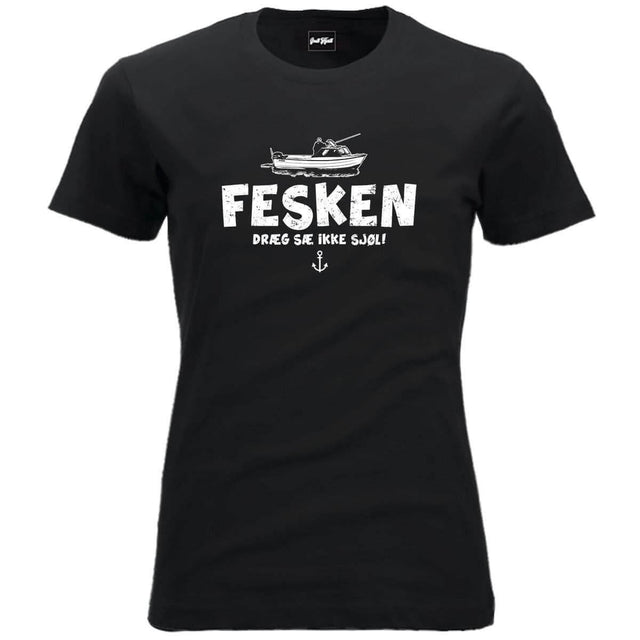 Fesken dræg sæ ikke sjøl.