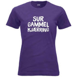 Sur gammel kjærring.