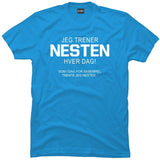 Jeg trener nesten hver dag.