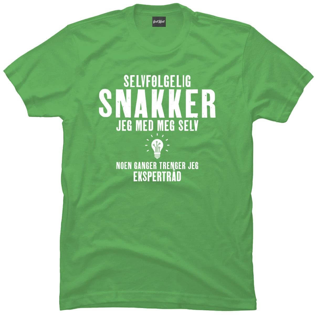 Snakker med meg selv.