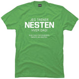 Jeg trener nesten hver dag.