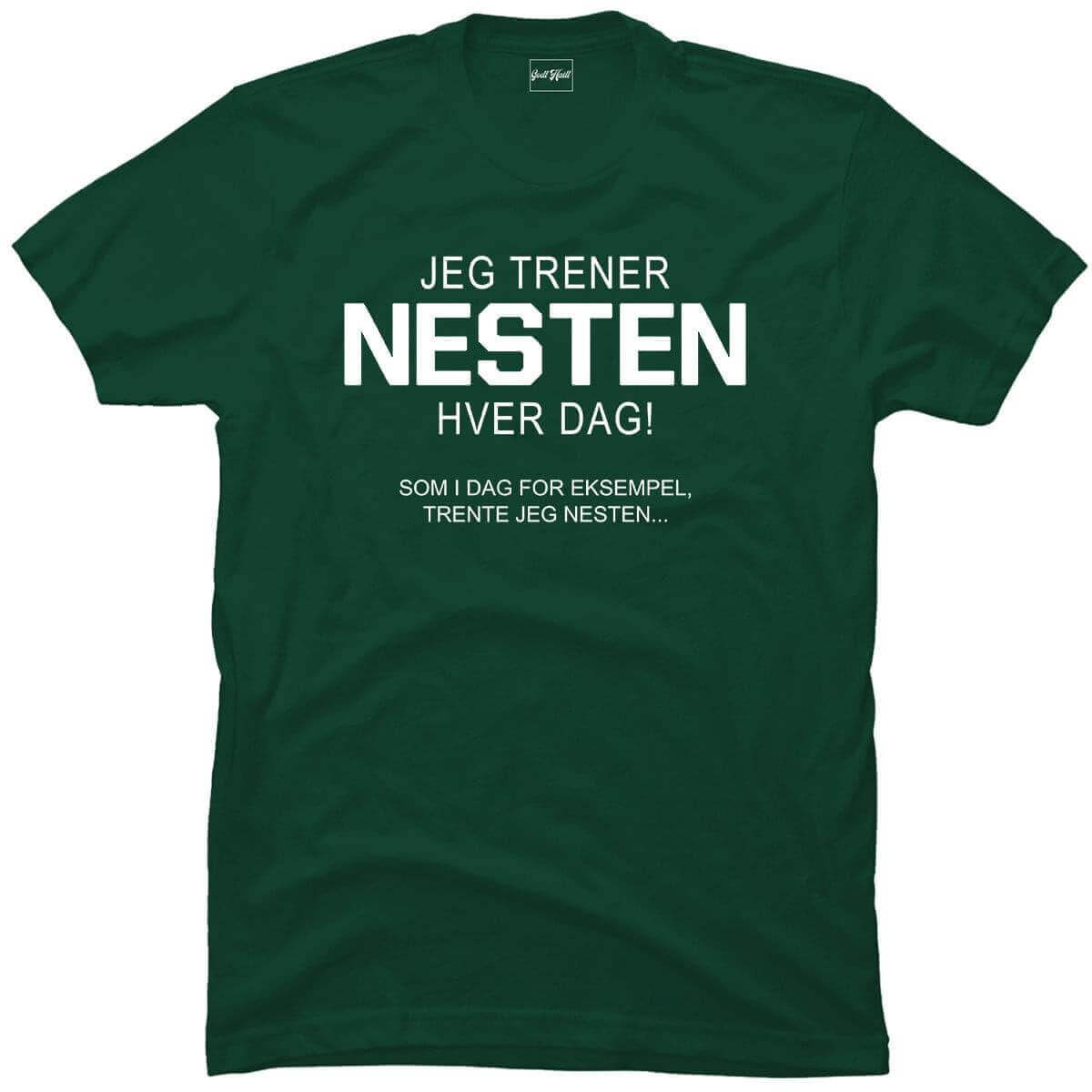 Jeg trener nesten hver dag.