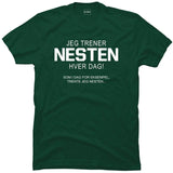 Jeg trener nesten hver dag.