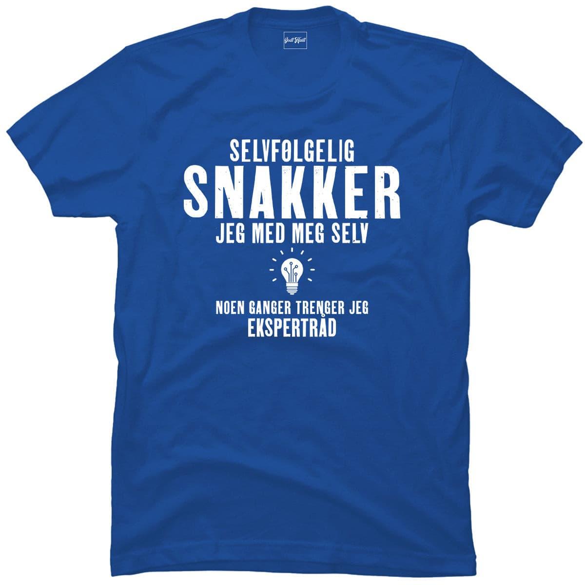 Snakker med meg selv.
