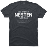 Jeg trener nesten hver dag.