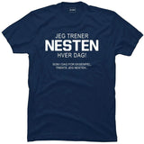 Jeg trener nesten hver dag.