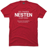 Jeg trener nesten hver dag.