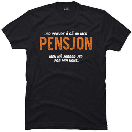 Prøvde å gå av med pensjon.