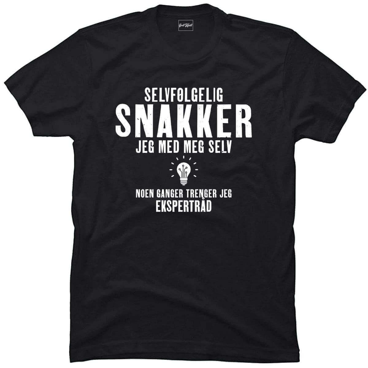 Snakker med meg selv.
