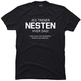 Jeg trener nesten hver dag.