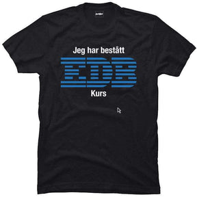 Bestått edb-kurs.