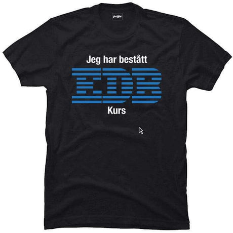 Bestått edb-kurs.