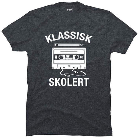 Klassisk skolert kassett & blyant.