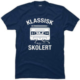 Klassisk skolert kassett & blyant.