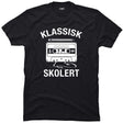 Klassisk skolert kassett & blyant.