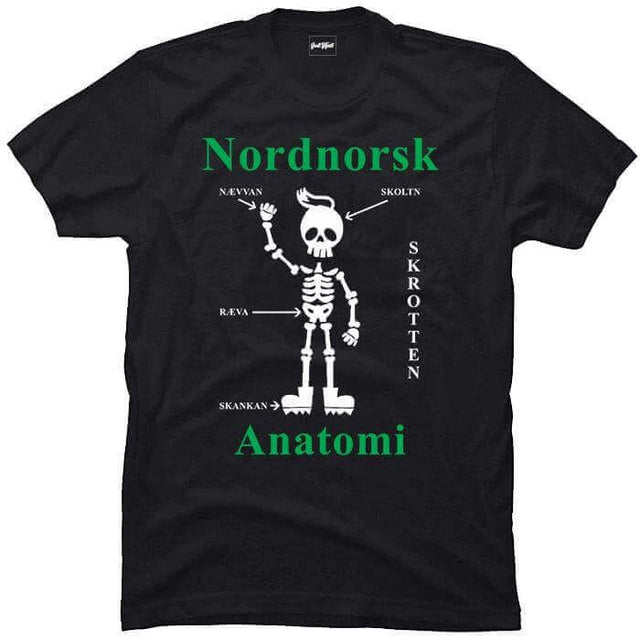 Nordnorsk anatomi.