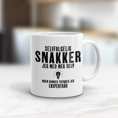 Snakker med meg selv.