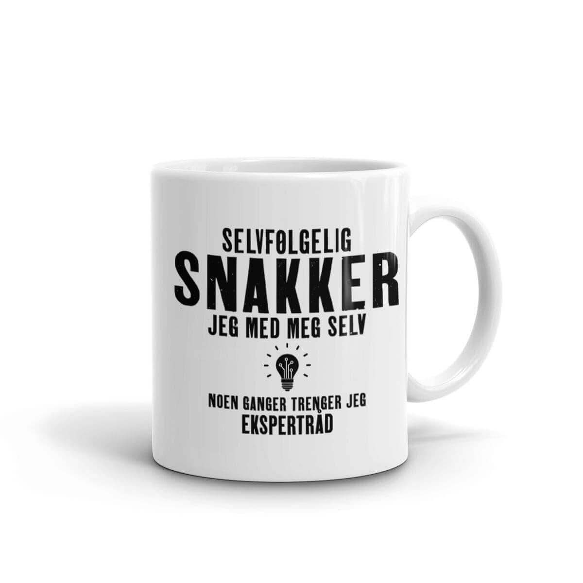 Snakker med meg selv.