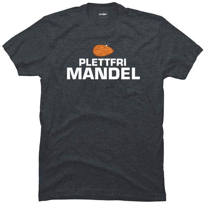 Plettfri mandel.