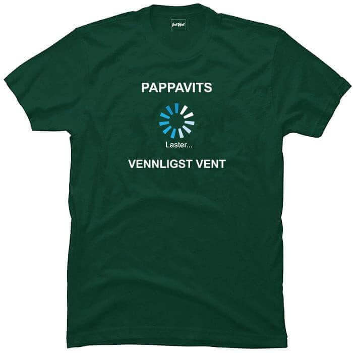 Pappavits laster.