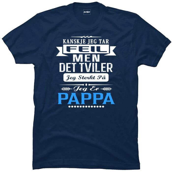 Kanskje jeg tar feil.