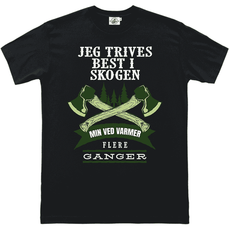 Jeg trives best i skogen.