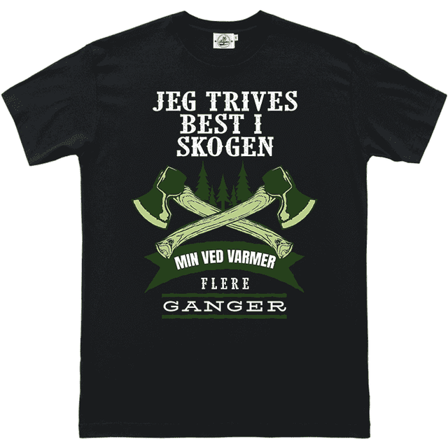 Jeg trives best i skogen.